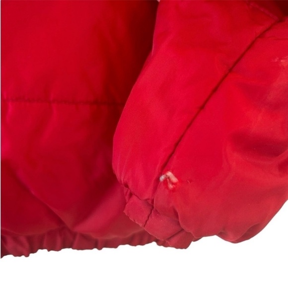 Nike Red and Blue Reversible Throwback Puffer Jacket, Small - Picture 5 of 9